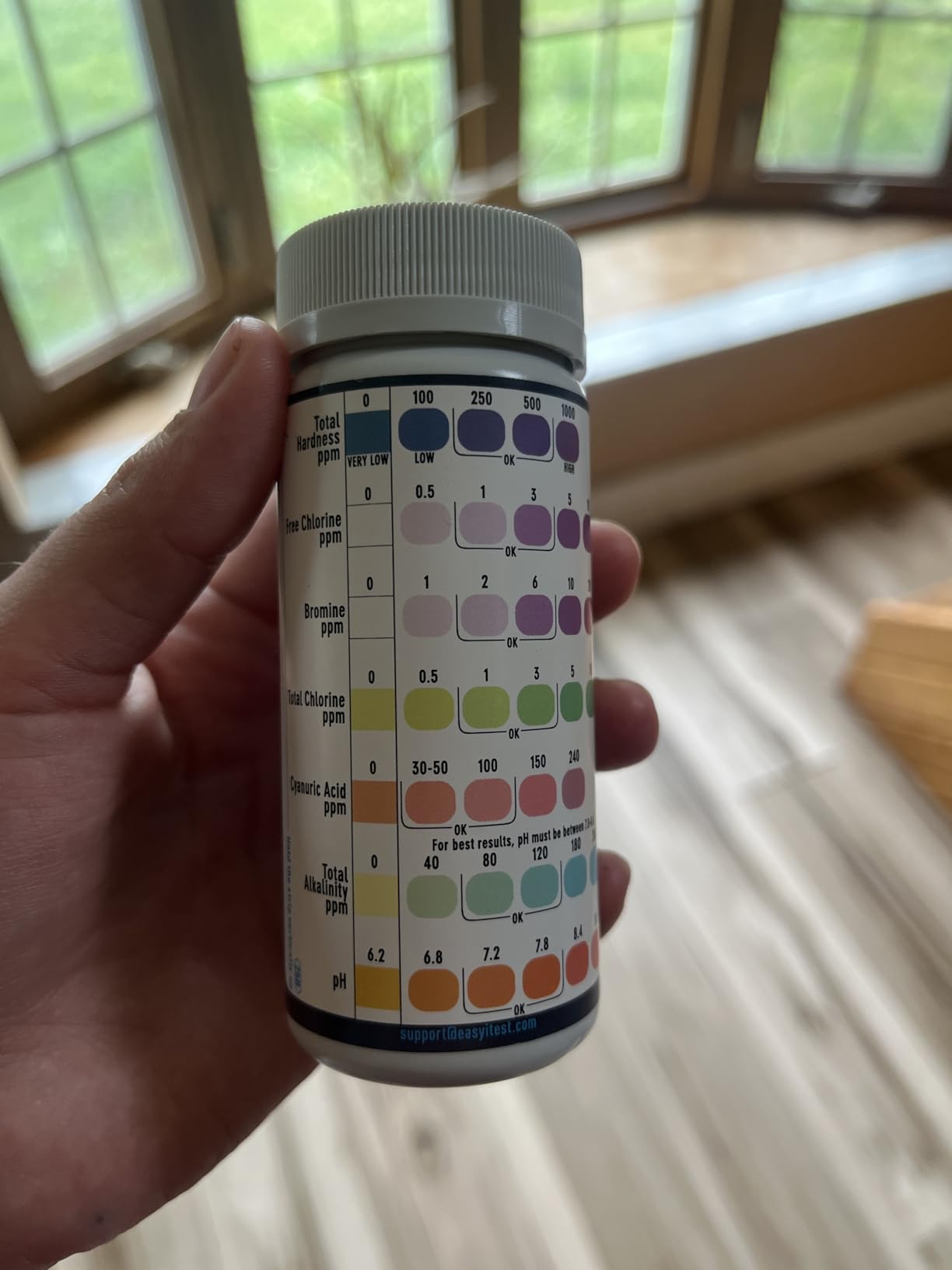 EASYTEST 7-Way Pool Test Strips, 150 Strips Water Test for Hot tub and Spa customer photo 2