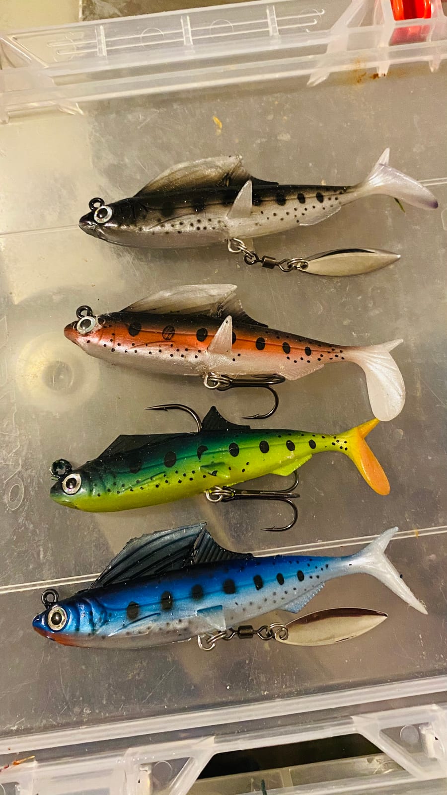 5 Arms Alabama Rig Fishing Lure, Umbrella Rig with Spinner | For Striper, A-Rig for Boat Trolling Freshwater/Saltwater, With Soft Swimbait and Hooks customer photo 1