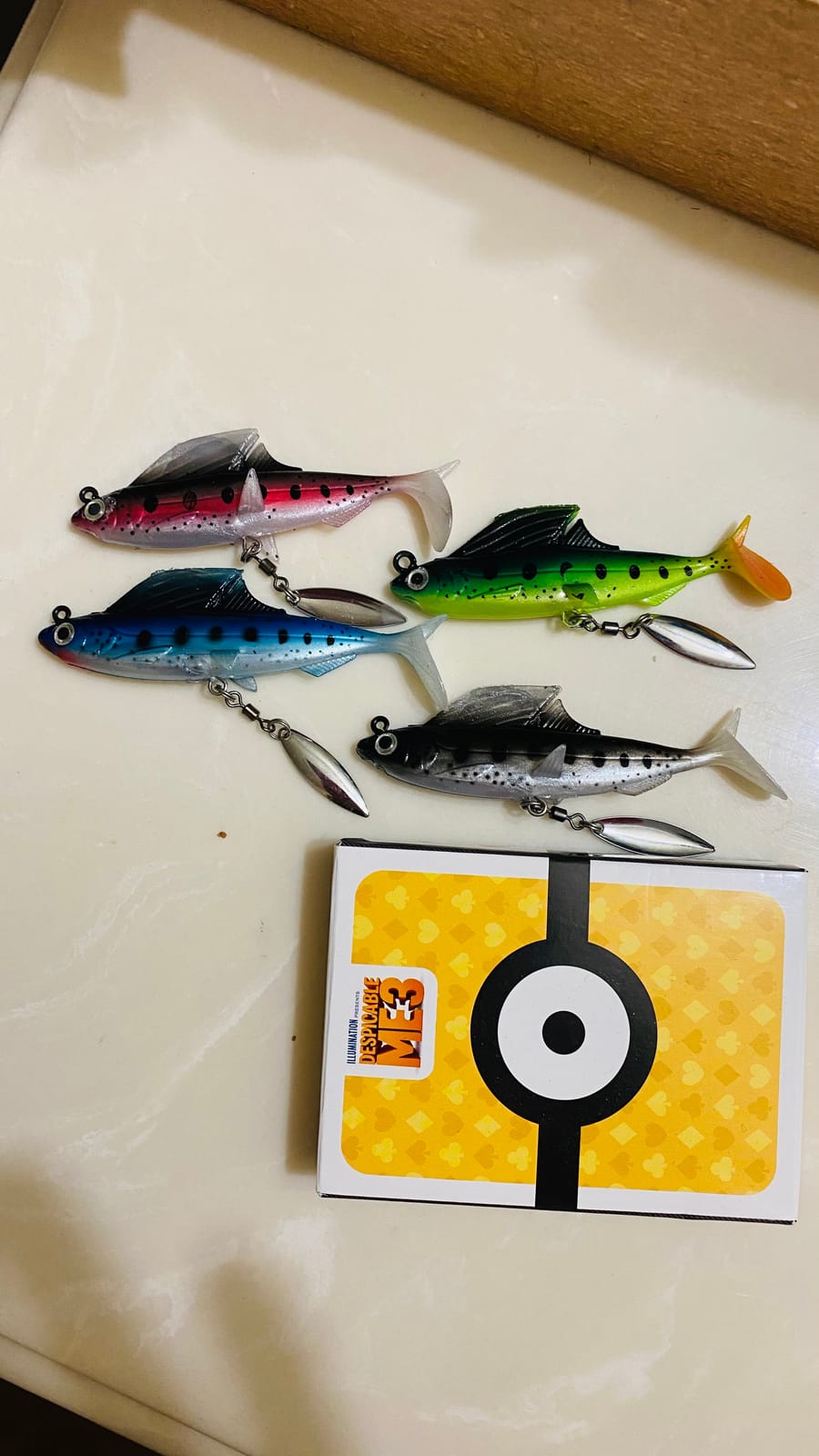 5 Arms Alabama Rig Fishing Lure, Umbrella Rig with Spinner | For Striper, A-Rig for Boat Trolling Freshwater/Saltwater, With Soft Swimbait and Hooks customer photo 2