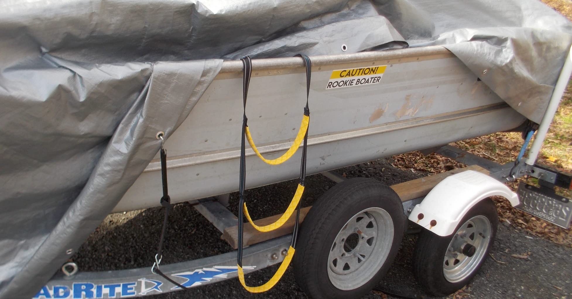Young Marine Rope Ladder for Inflatable Boat, Kayak, Motorboat, Canoeing (3 Step) customer photo 2