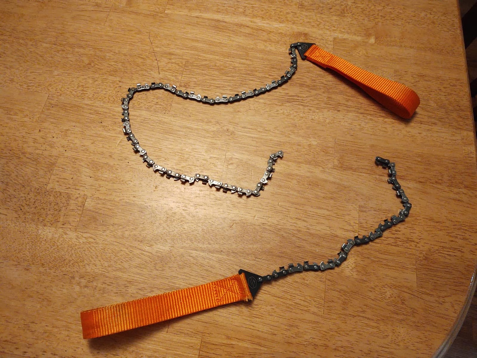 Pocket Chainsaw Survival Gear and Supplies - Orange Strap Hand Chain Saw customer photo 1