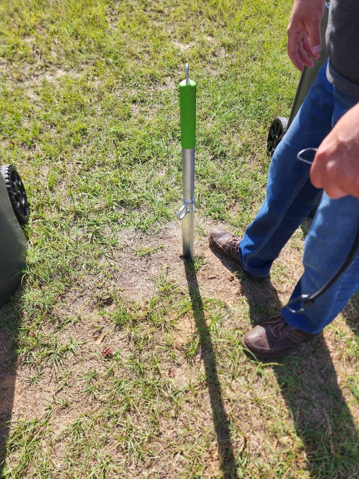 Sand Spike Boat Anchor Pole for Boats, Jet Skis, Pontoons, and Kayaks | Large and Small Slide Pole System for Shallow Water, Sandbars, Beaches, and Land with Bag for Accessories, Up to 30 Ft customer photo 2