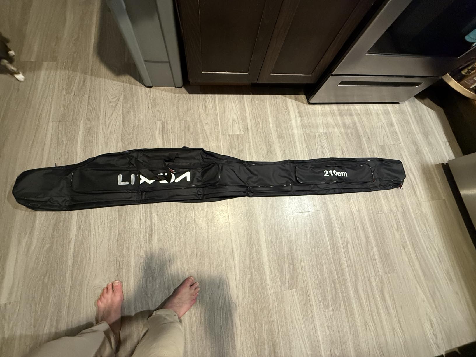 Lixada Fishing Rod Case - Portable Folding Pole and Reel Storage Bag, Gears Organizer customer photo 1