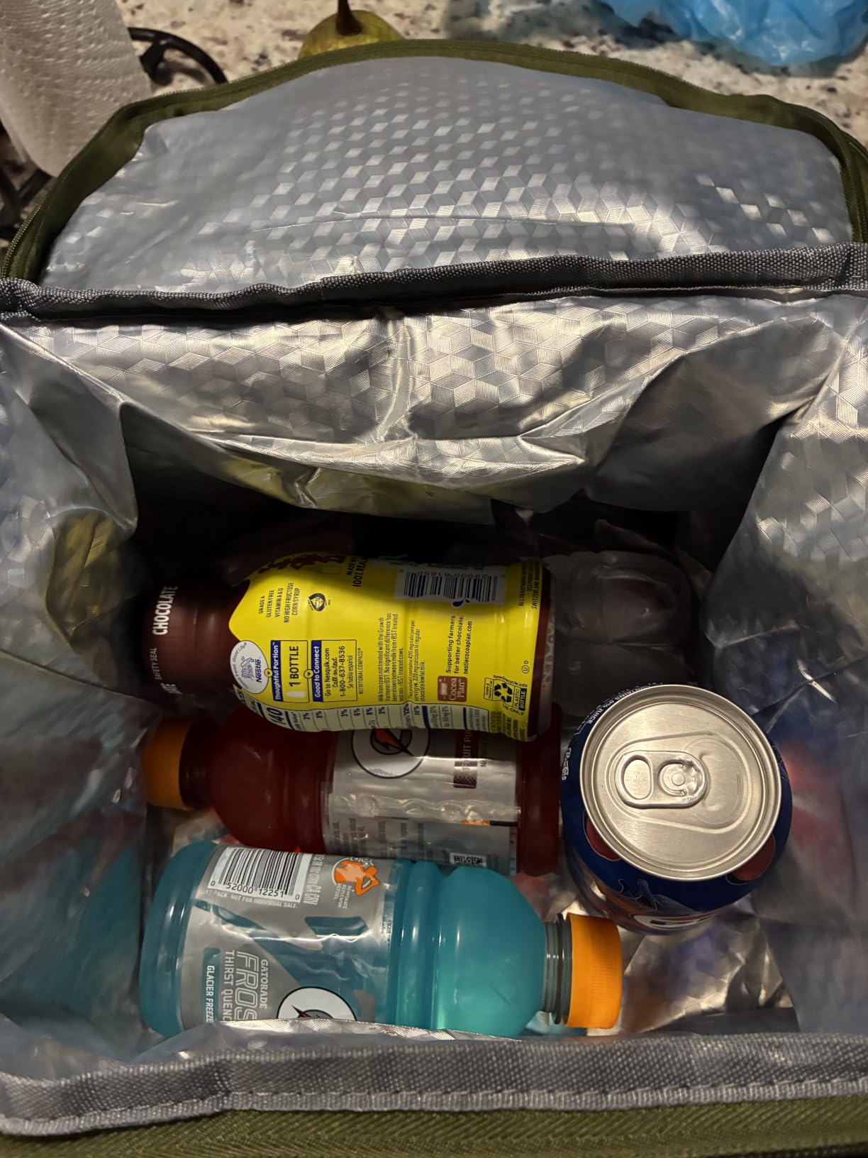 Expandable Lunch Box for Men Durable Leakproof Insulated Lunch Bag 24Cans customer photo 2