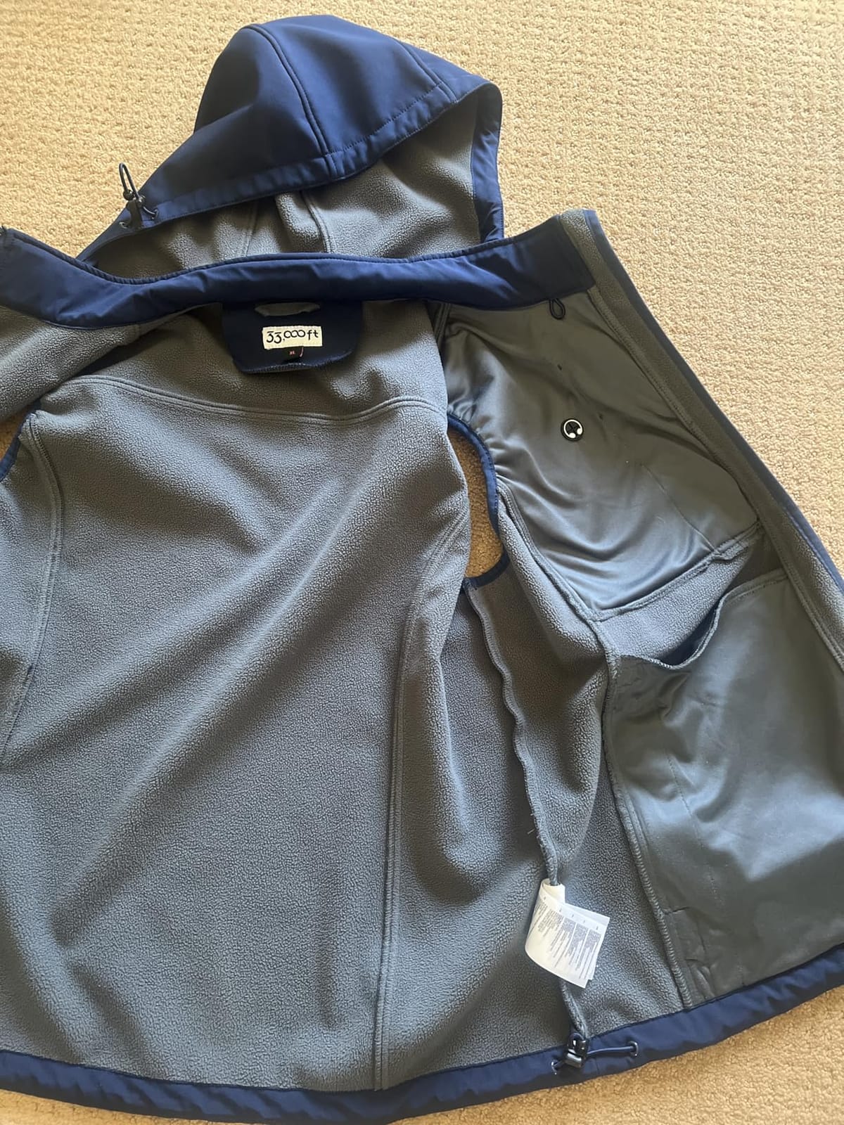 Women's Hooded Lightweight Softshell Vest Fleece Lined for Running customer photo 1