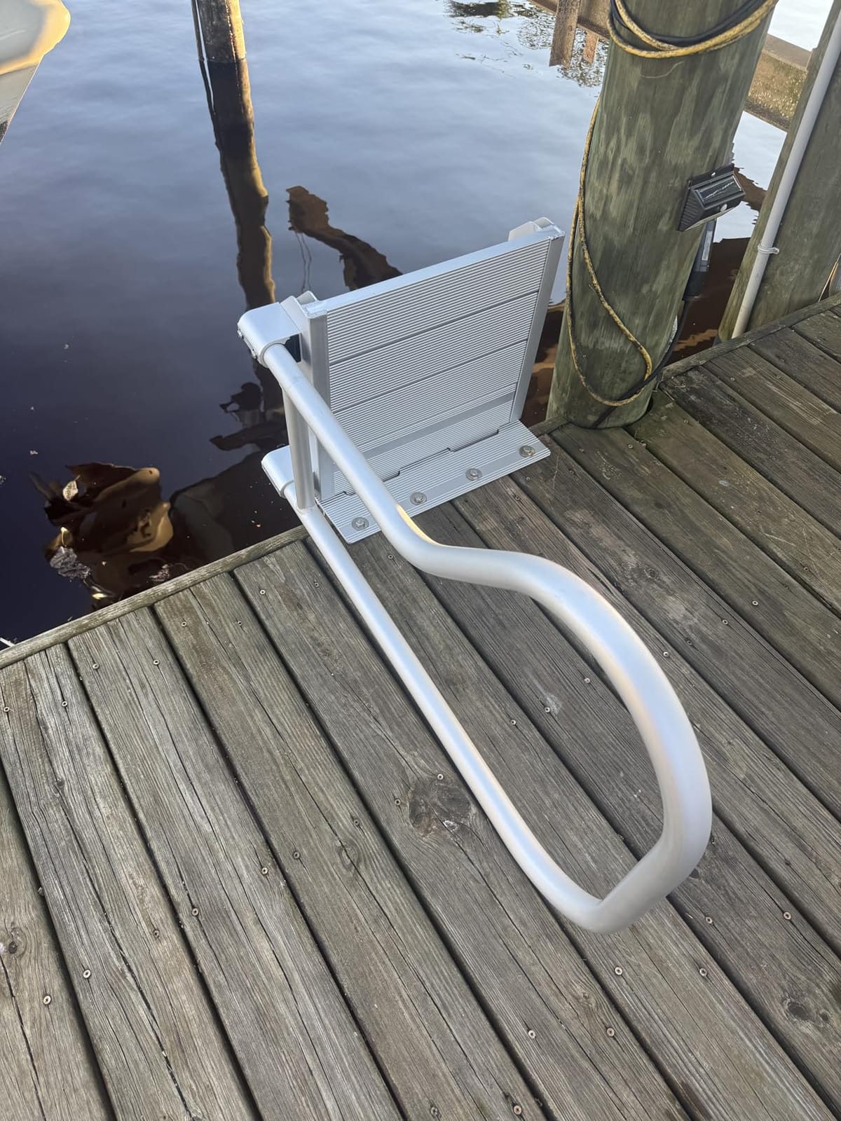 Brocraft Aluminum Boat Boarding Platform with Handrail | Dock to Boat Ramp Step/Board Platform for Easy Boarding customer photo 2