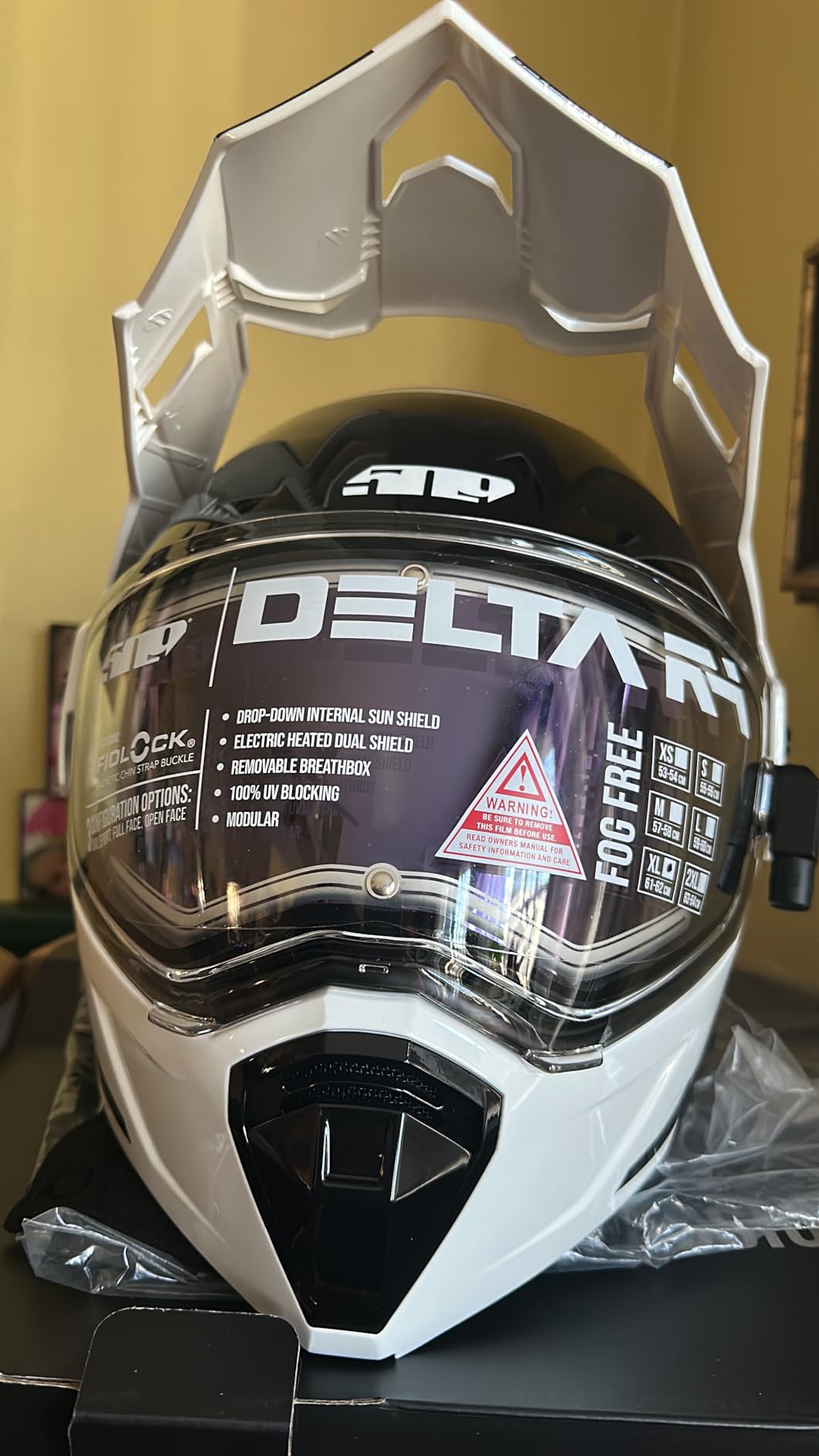 509 Delta R4 Ignite Snowmobile Helmet with Heated Shield customer photo 1