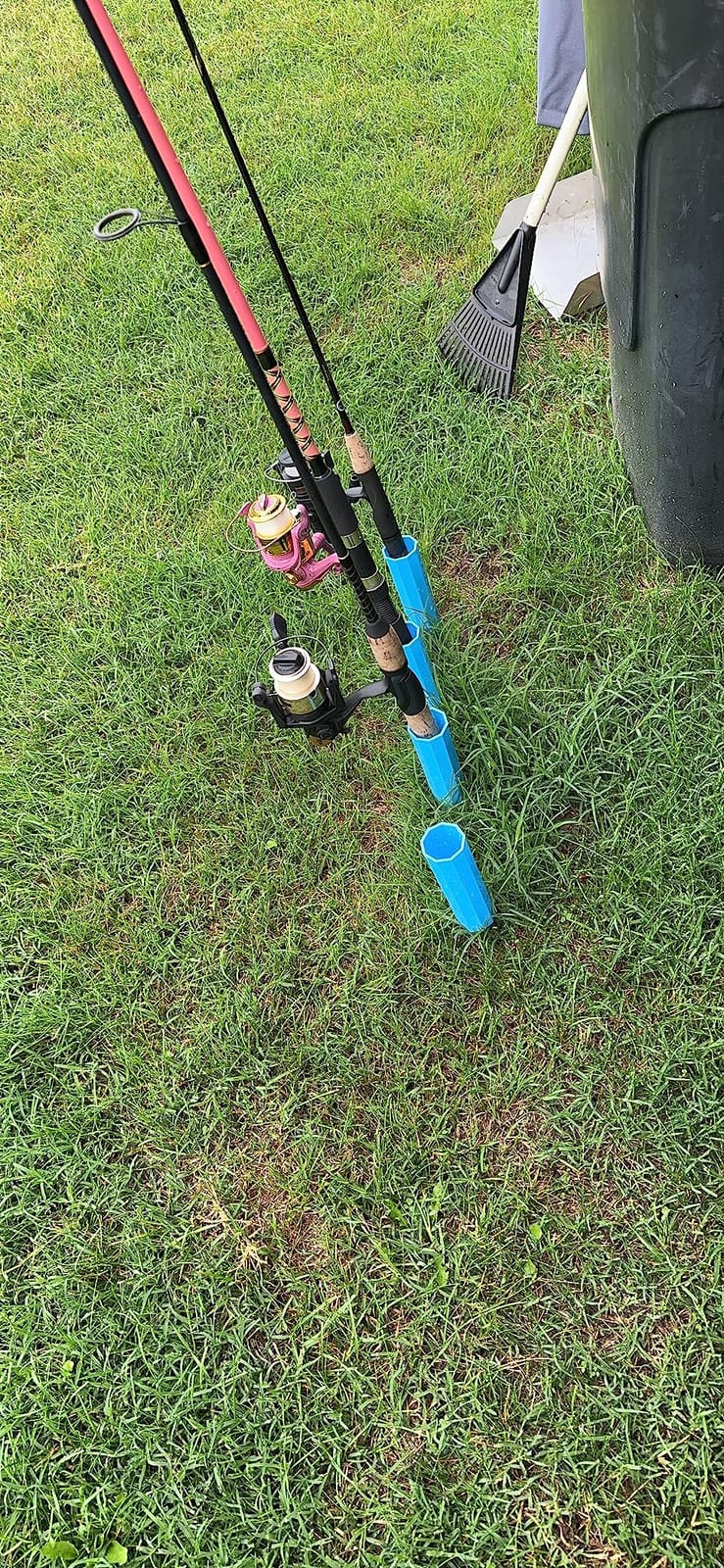 Rod Pole Holders for Bank Fishing,Fishing Rod Holder Ground,Fishing Holder Stand,with Copper Fishing Rod Alarm Bell customer photo 1