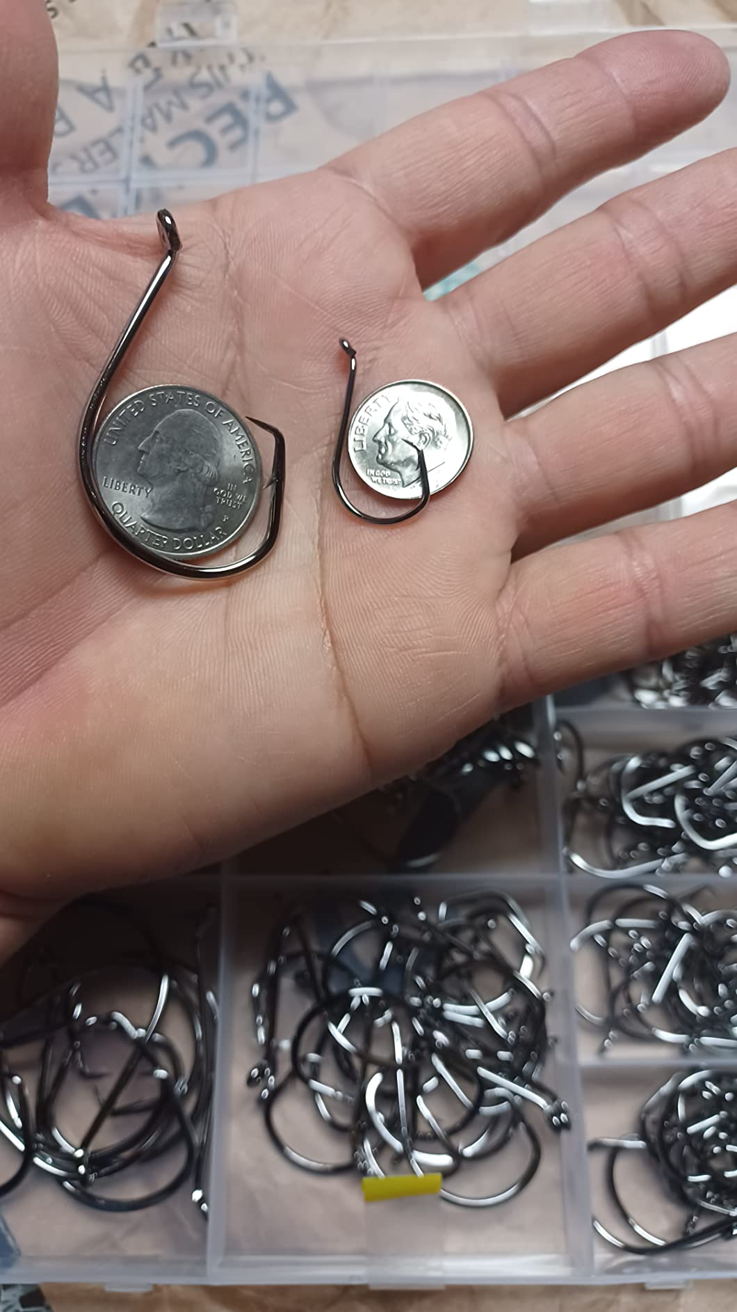 Circle Hooks Fishing Hooks 2X Strong 170PCS/Box|220PCS/Box Octopus Catfish Fish Bulk Fishing Hooks Set Saltwater Freshwater Gear Equipment#1 1/0 2/0 3/0 4/0 5/0 6/0 8/0 10/0 customer photo 2