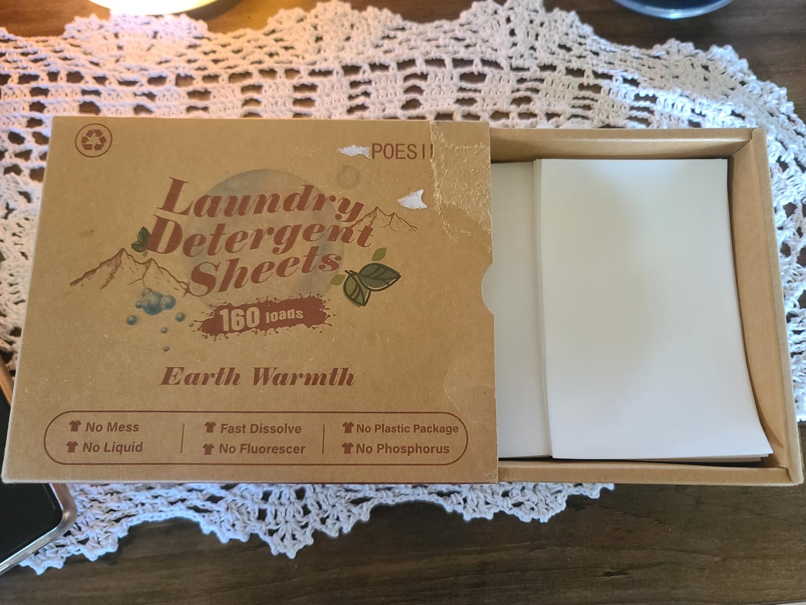 Poesie Travel Laundry Sheets Unscented 1 Mini Box 40 Count customer photo 1
