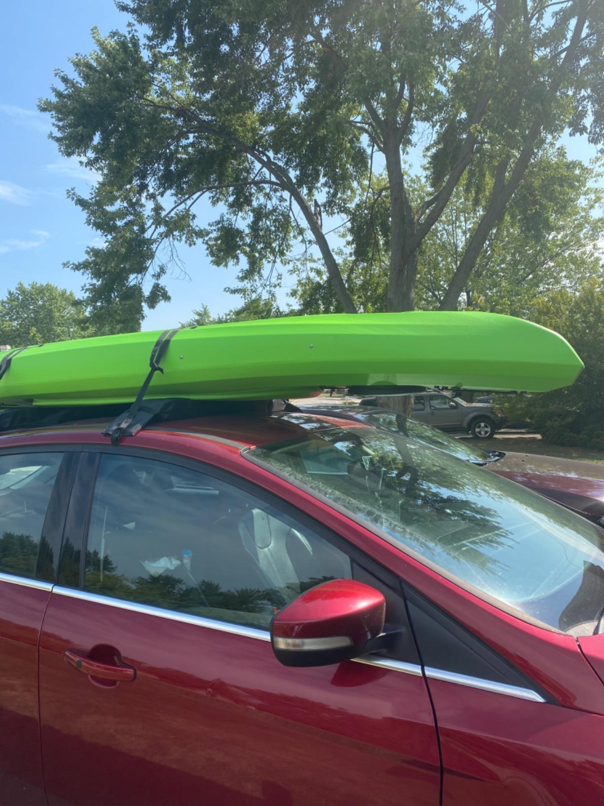 WOOWAVE Premium Kayak Roof Rack Pads Universal Soft Car Roof Rack Carrier customer photo 1