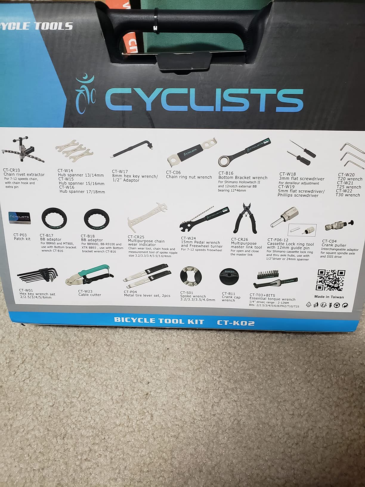 27 Piece Bike Tool Kit - Bike Tools Maintenance Repair Kit | Mountain/Road Bike Bicycle Repair Tool Kit With Storage Case customer photo 1