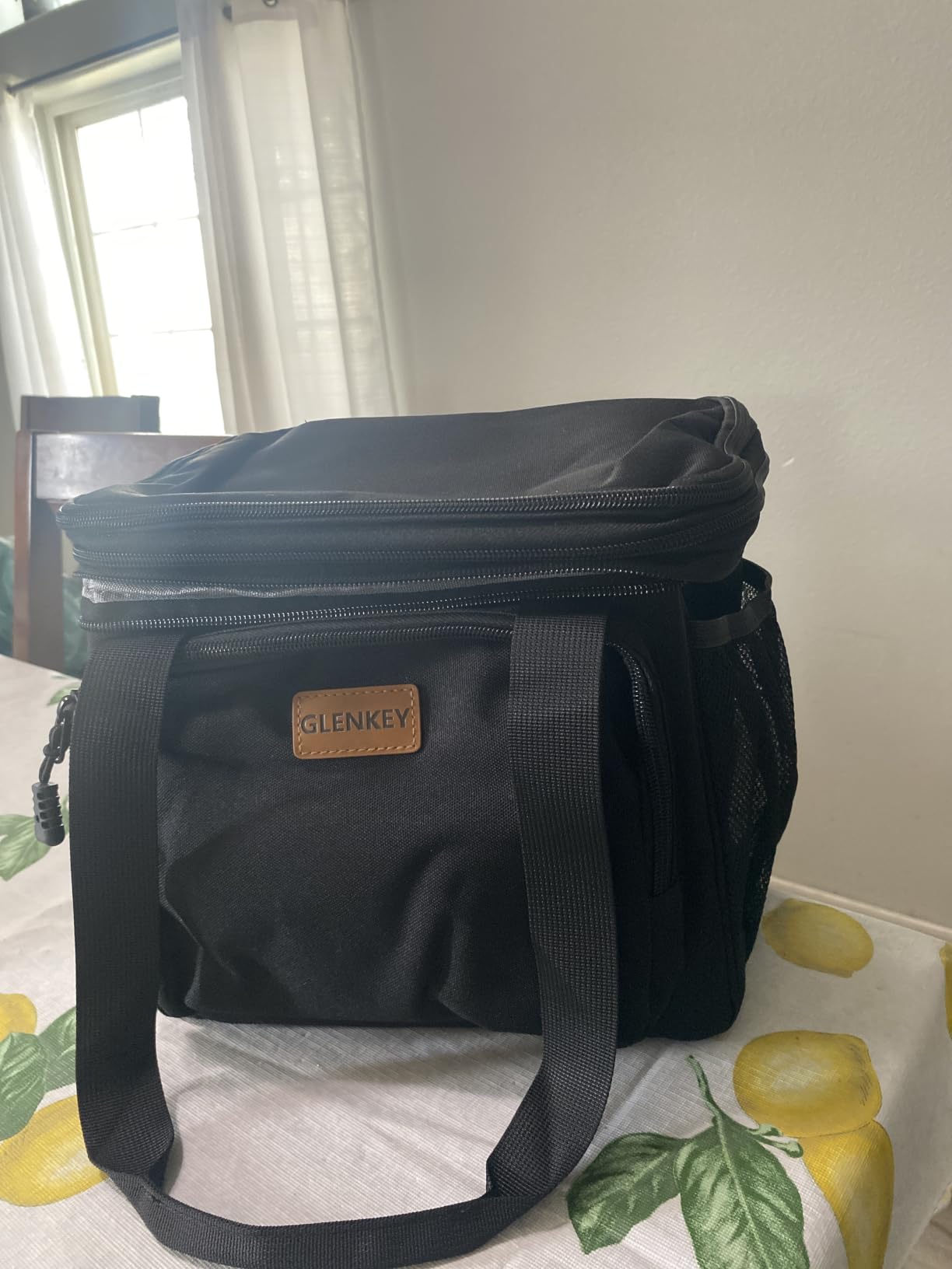 GLENKEY Expandable Lunch Box Insulated Leakproof Cooler Bag Work Outdoor customer photo 2