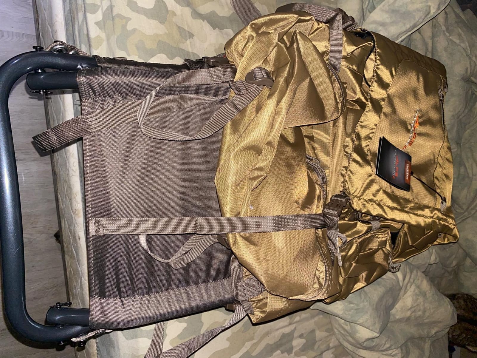 ALPS OutdoorZ Commander + Pack Bag – 5,250 in³ Hunting Backpack with Freighter Frame, Rifle Holder, Spotting Scope Pocket, Ripstop Fabric, Adjustable Coyote Brown Pack customer photo 2