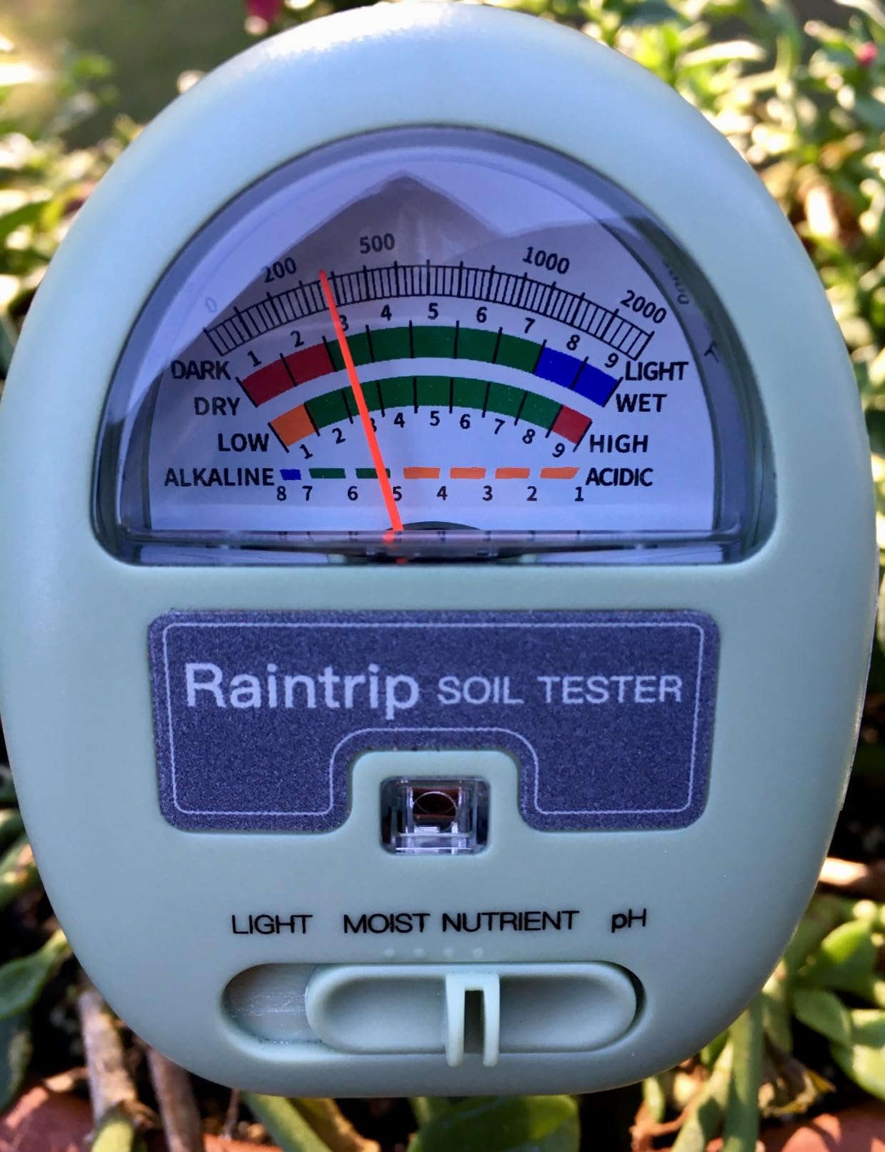 Soil Moisture Meter,4-in-1 Soil Ph Meter, Soil Tester for Moisture, Light,Nutrients, pH,Soil Ph Test Kit, Great for Garden, Lawn, Farm, No Battery Required, Gifts for Plants Lover customer photo 1