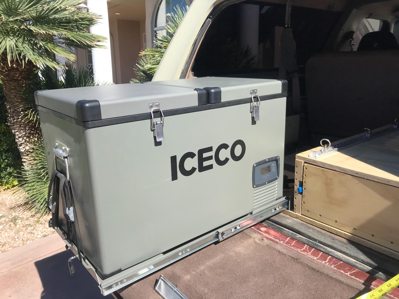 ICECO Slide Mount for JP Pro Series Portable Refrigerator Freezer, Car Fridge Freezer Slide (Slide for JP30 Pro/JP40 Pro/JP50 Pro) customer photo 1
