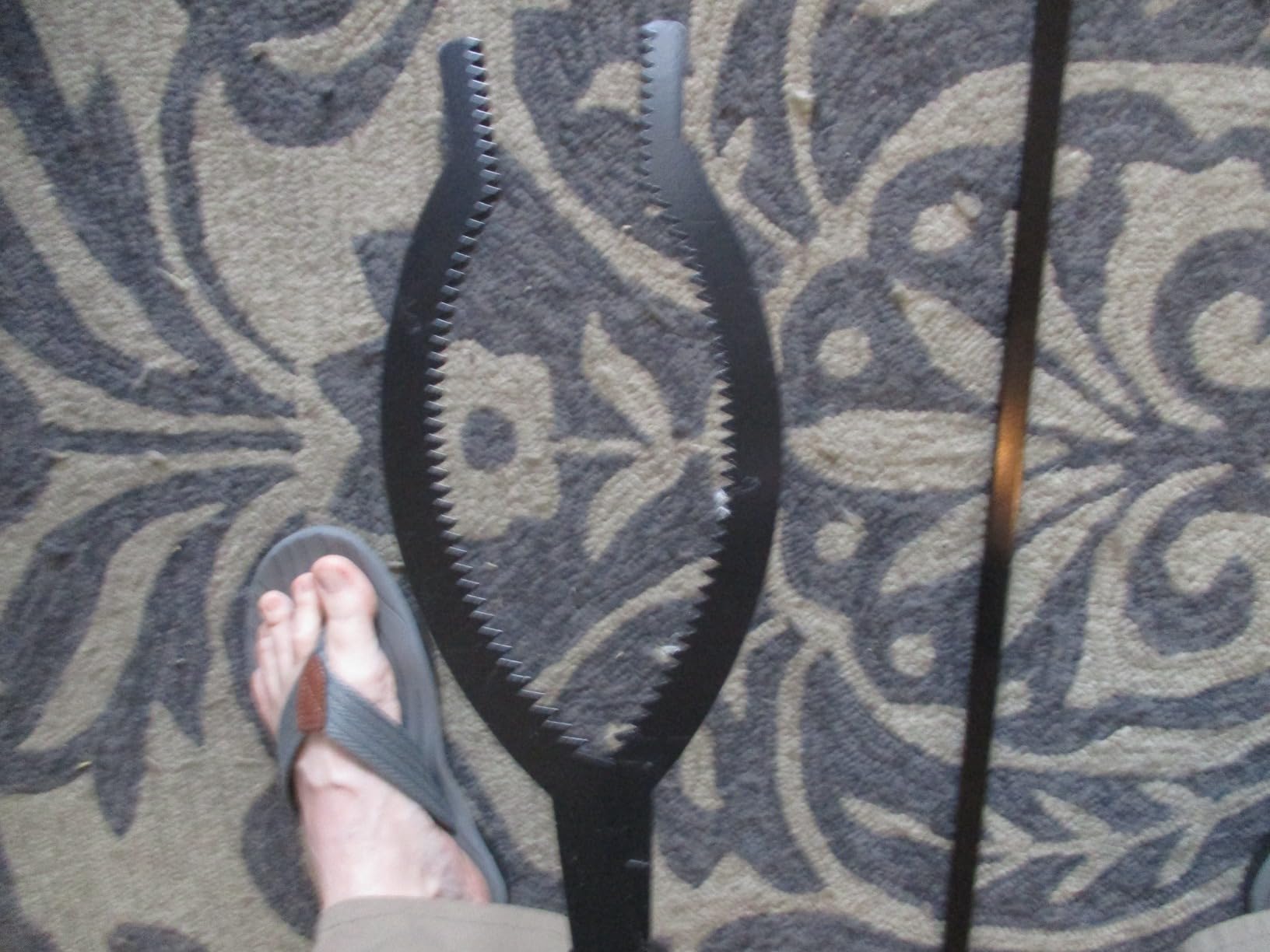 40in Fire Log Tongs Firewood Grabber and Fire Poker Set customer photo 1