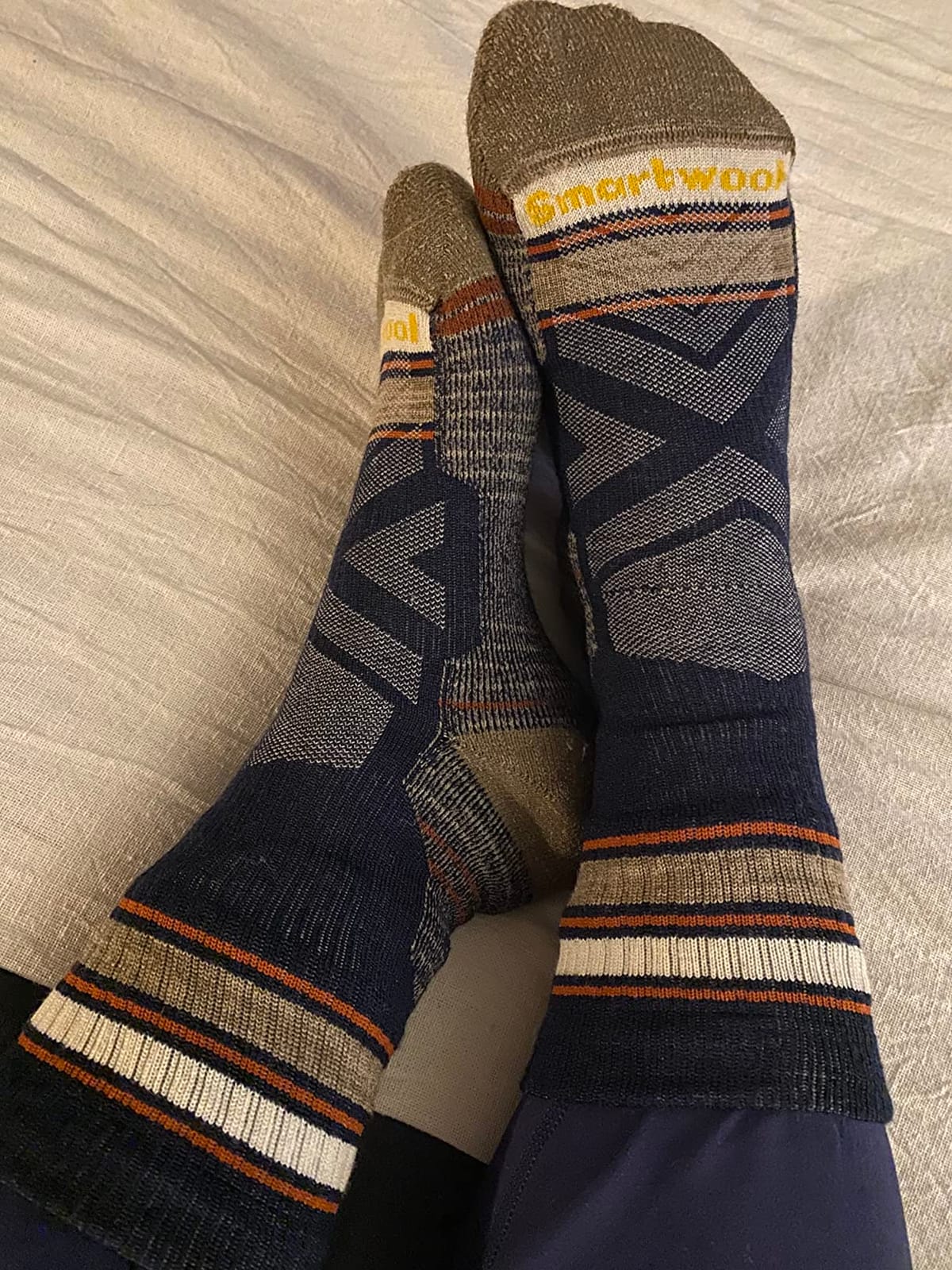 Smartwool Men's Hike Light Cushion Striped Mid Crew Socks customer photo 1