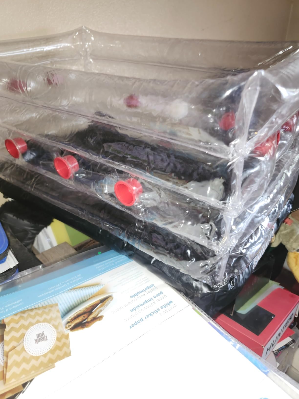 Boomer Shroomer Inflatable Monotub Kit, Mushroom Growing Kit Includes a Drain Port, Plugs & Filters, Removeable Liner [Patent No: US 11,871,706 B2] customer photo 2