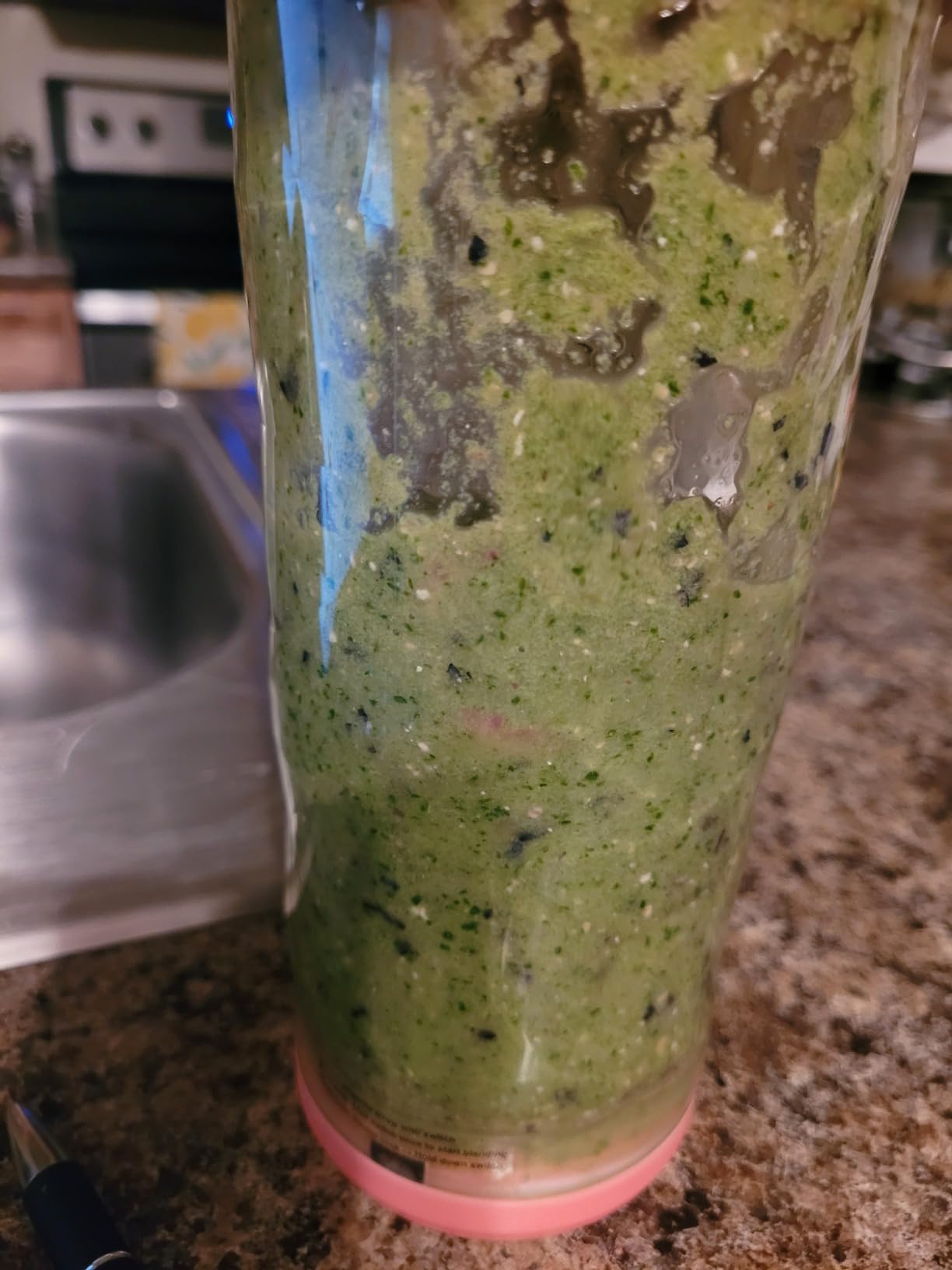 Portable Blender, Shakes and Smoothies Waterproof 20 oz BPA Free Blender Cup and a Travel Lid. (Black, 20 oz) customer photo 2
