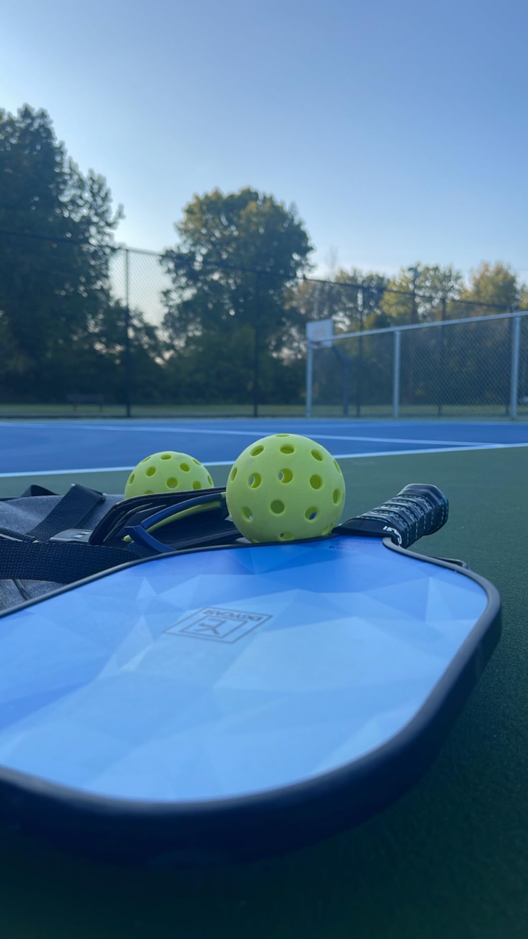 YC DGYCASI Pickleball Paddles Set of 2 USAPA Approved Pickleball Set 2026 | Fiberglass Lightweight Pickleball Rackets 2 Pack, 2 Outdoor Pickleball, 2 Indoor Pickleball Balls, 1 Pickleball Bag customer photo 2