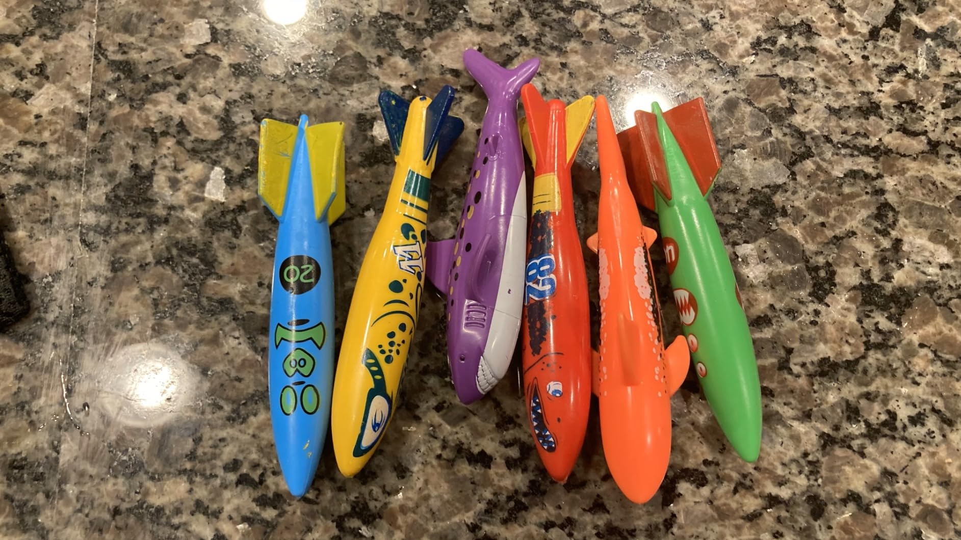 Jasonwell Pool Diving Toys Games - 31 PCS Swimming Pool Toys for Kids Teens with Diving Rings Dive Sticks Underwater Treasures Torpedo Bandits Fish Toy etc Fun Water Swim Toy for Boys Girls Adults customer photo 2