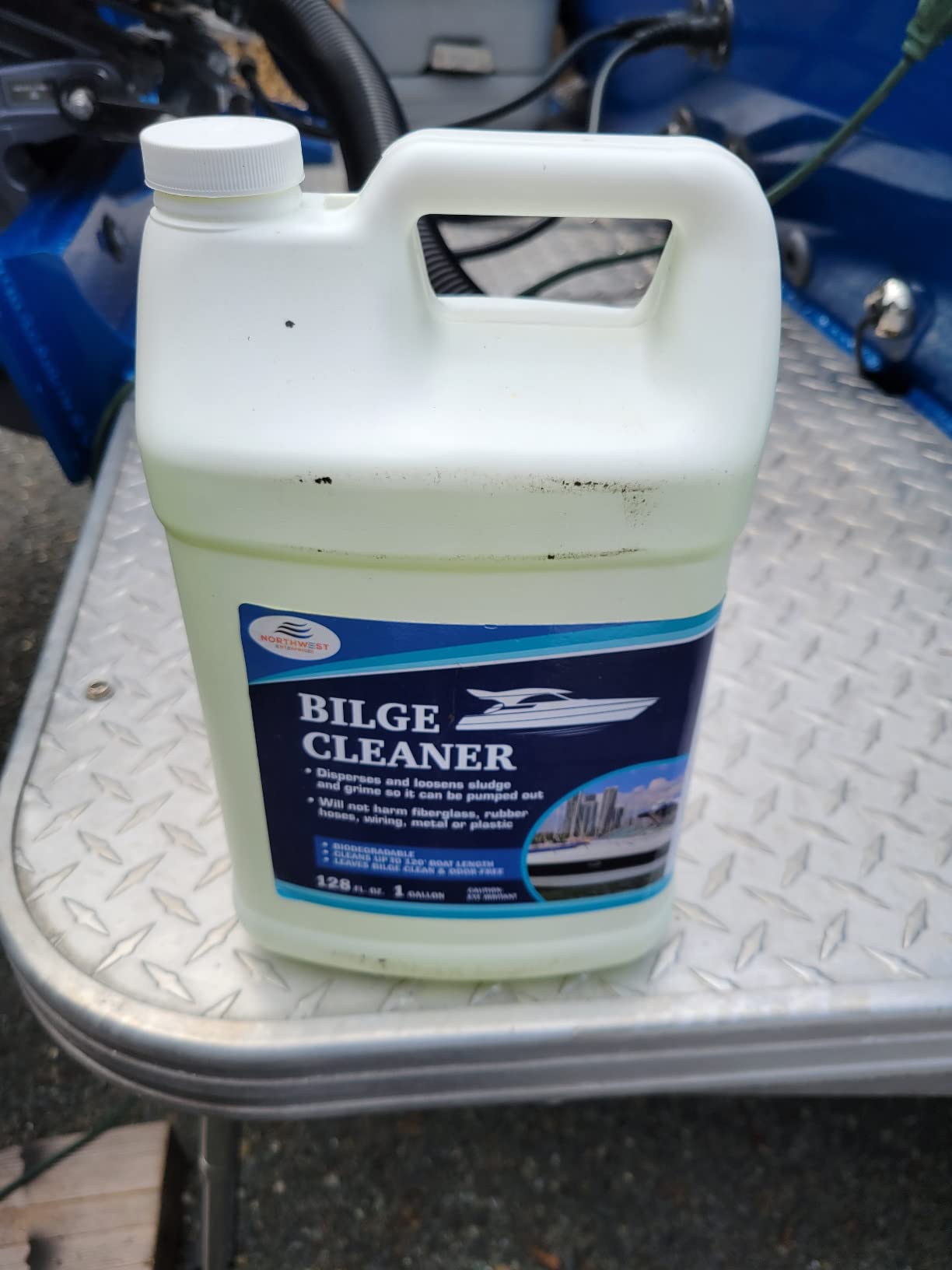 NORTHWEST ENTERPRISES Boat Bilge Cleaner, Removes Oil & Grime, 1 Gallon customer photo 2