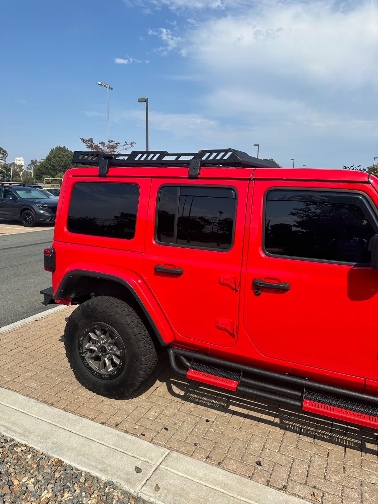 Hooke Road Overlanding Roof Rack for 2018-2026 Jeep Wrangler JL 2/4 Doors & Gladiator JT, Steel Cargo Basket for Jeep Hard Top Only customer photo 1