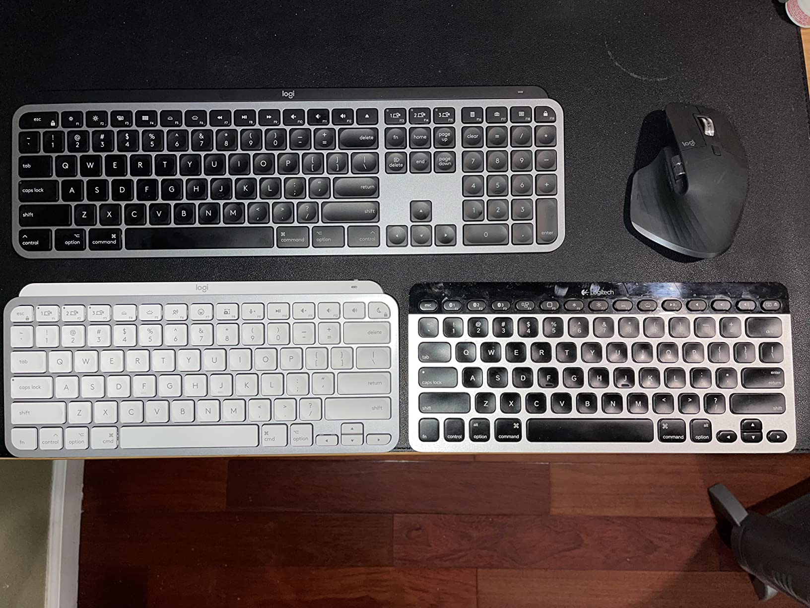 Logitech MX Keys S Mac Wireless Keyboard Fluid Precise - Space Grey customer photo 1
