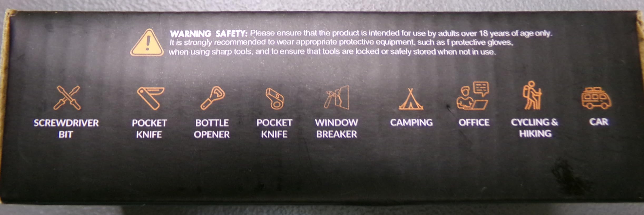 17 in 1 Multitool Knife Fire Starting Stick Bottle Opener Saw for Camping customer photo 1