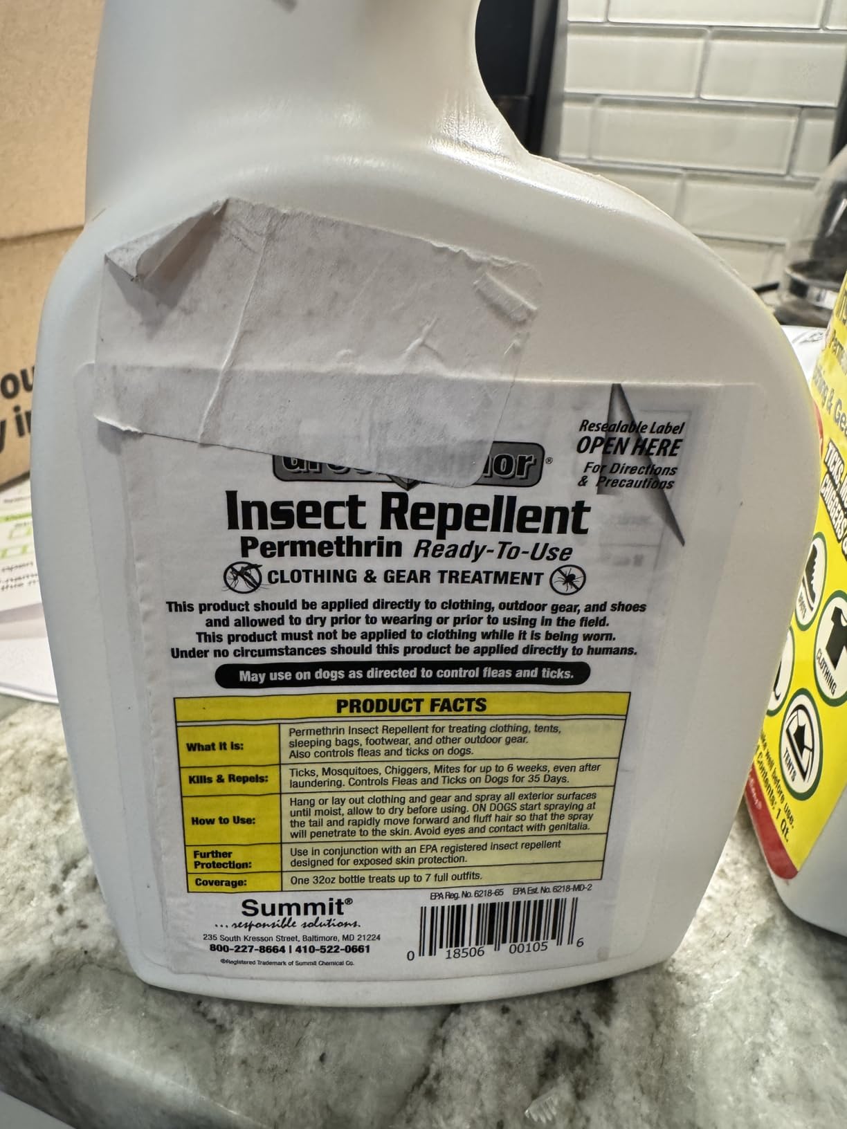 Green Armor Insect Repellent Permethrin RTU, Trigger Spray, 32 Ounce customer photo 1