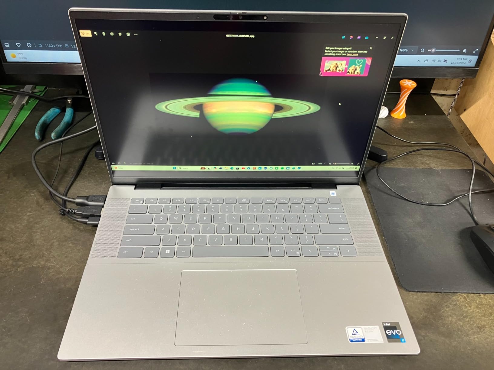 Dell Inspiron 5630 Laptop - 16.0-inch 16:10 FHD+ (1920x1200) Display, Intel Core i7-1360P, 16GB LPDDR5 RAM, 1TB SSD, Intel Iris Xe Graphics, Windows 11 Pro, Premium Support & Dell Migrate - Silver customer photo 2