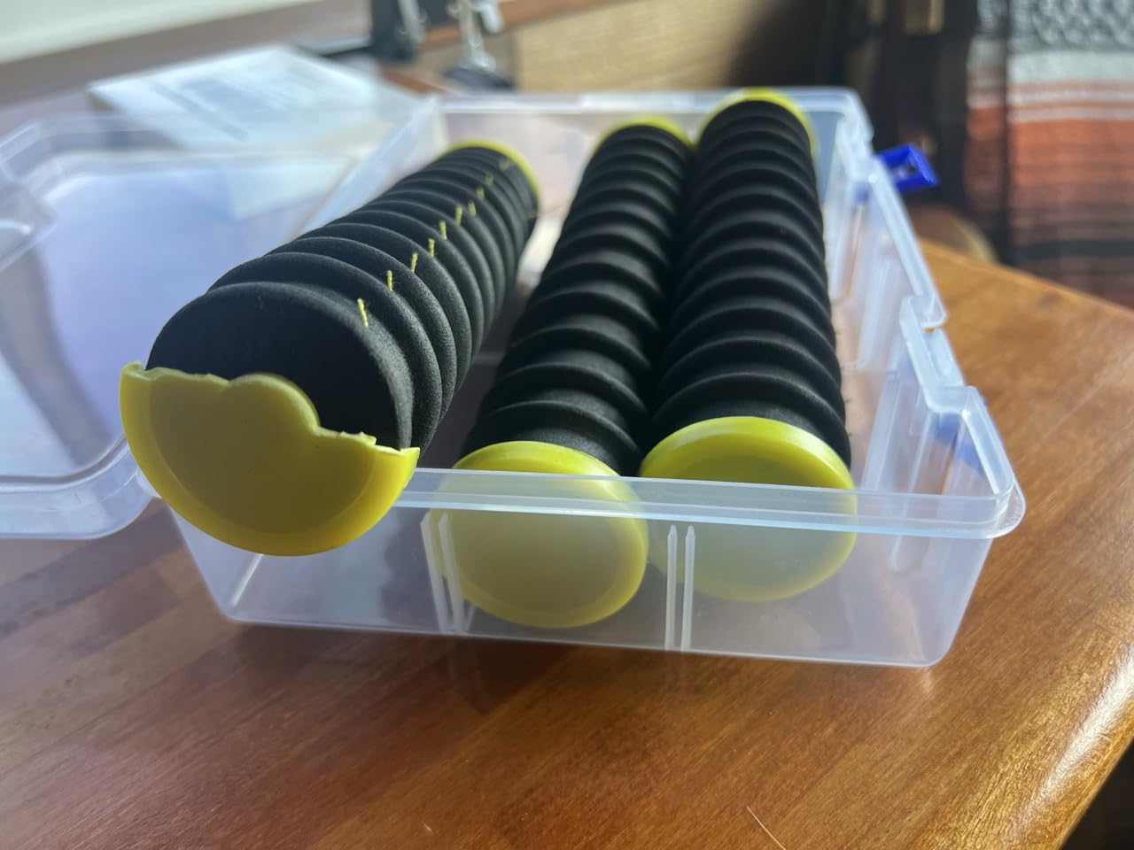 Dreyoo 3 Pcs Fishing Line Storage Organizer, Leader Holder with 12 Slots to Keep Your Lines Tangle Free, Spooler Winder, and Hook Keeper with Rigging Spools customer photo 1