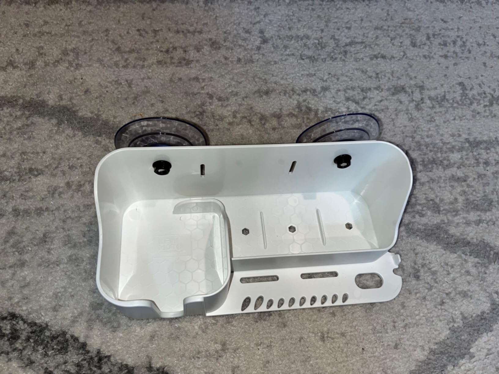 KEMIMOTO Boat Cup Holder, Caddy Organizer Installed With Screws/Suction Cups on Any Flat Surface, Storage Organizer, Cockpit Storage Box Marine Cup Holder for Bass Kayak Jon Pontoon Boat Accessories customer photo 1
