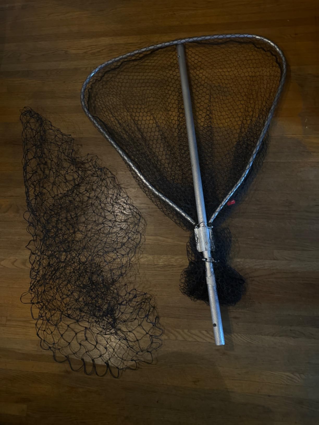 Rubber Coated Replacement Fishing Net Hook Resist Large Deep Fish Net Mesh - Replacement Landing Net Mesh, Rubber Coated Net Bag for Big Catfish Trout Salmon Pike Musky, Fits Freshwater Saltwater customer photo 2
