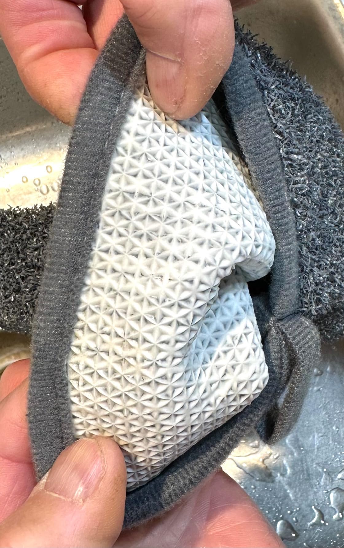 Boat Scrubbing Brush Glove, Heavy-Duty Deck and Hull Scrub Mitt for Floors | Aluminum, Pontoon, Marine and Fishing Boat Accessories customer photo 2