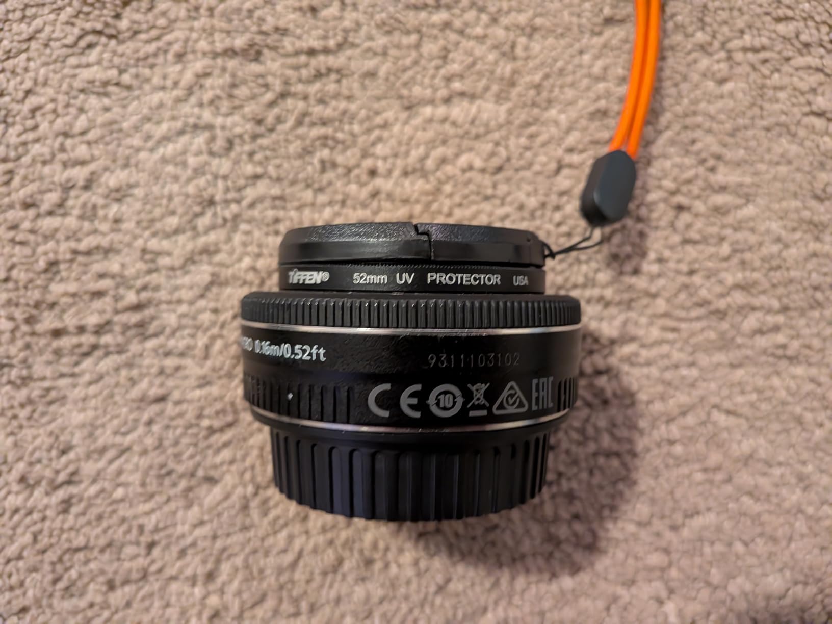 K&F CONCEPT 58mm Lens Cap Cover 4-in-1 Center Pinch Lens Cover for Rebel t7 customer photo 1