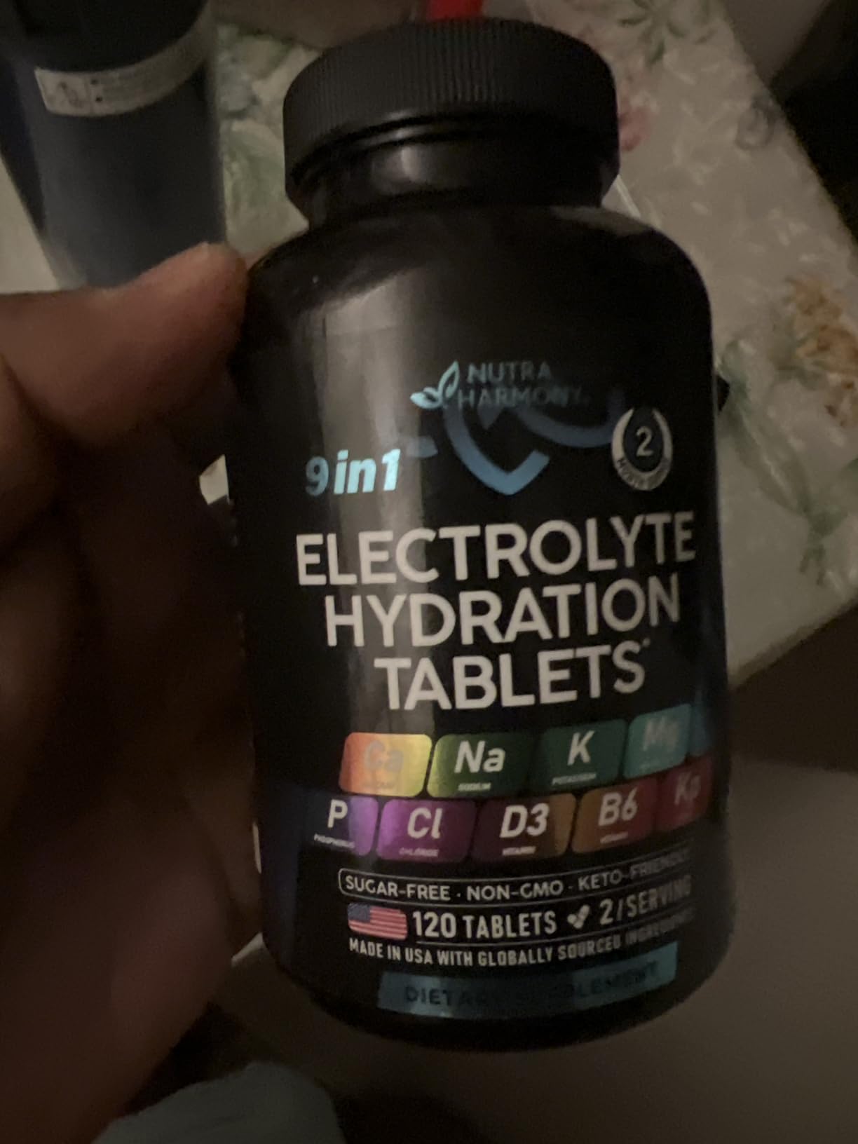 Electrolyte Tablets with Magnesium, Sodium, Potassium, Chloride - 120 Tabs customer photo 1