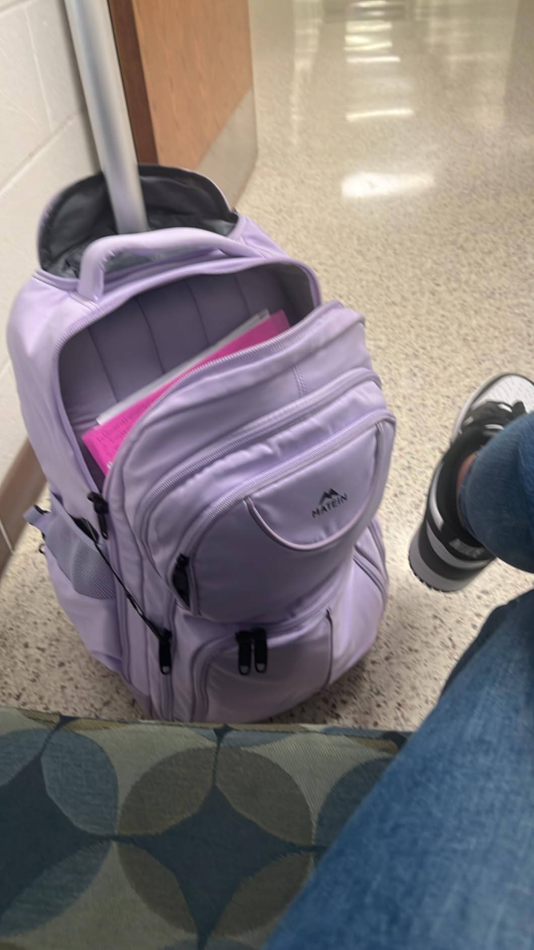 MATEIN Roller Backpack, 17 Inch Travel Laptop Backpacks with Wheels customer photo 2