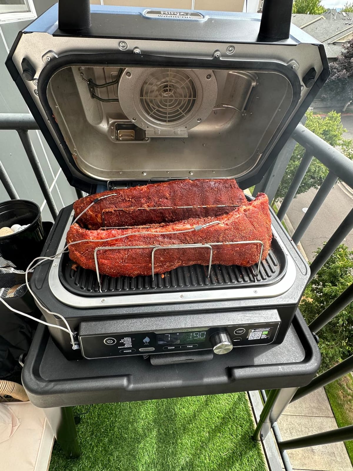 Ninja XL Woodfire Rib Rack, for OG800/OG900, 4-Full Racks of Ribs, Steel customer photo 2
