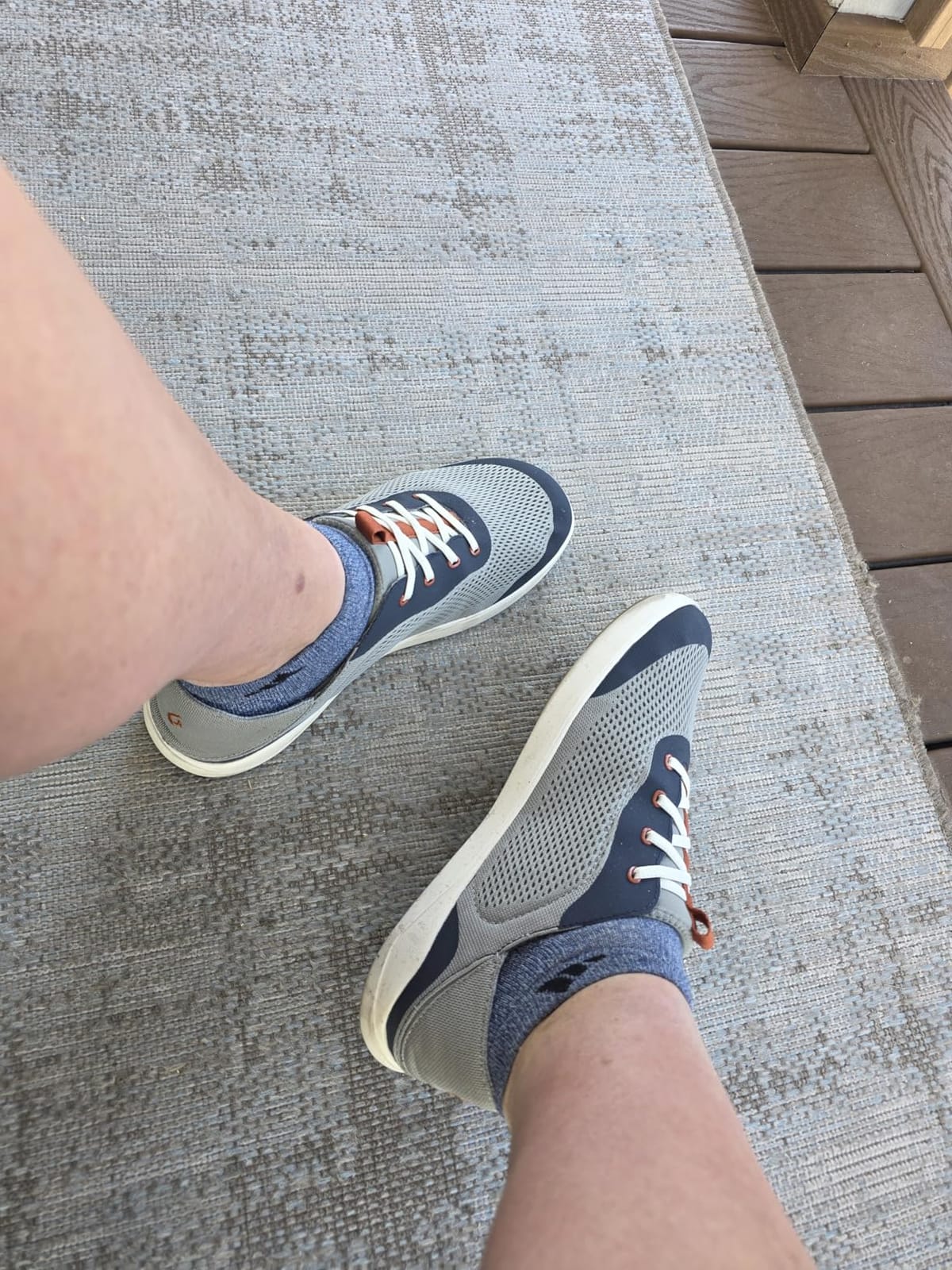 OluKai Men's Moku Pae Slip-On Boat Shoes, Cushioned Deck & Dock Shoe customer photo 2