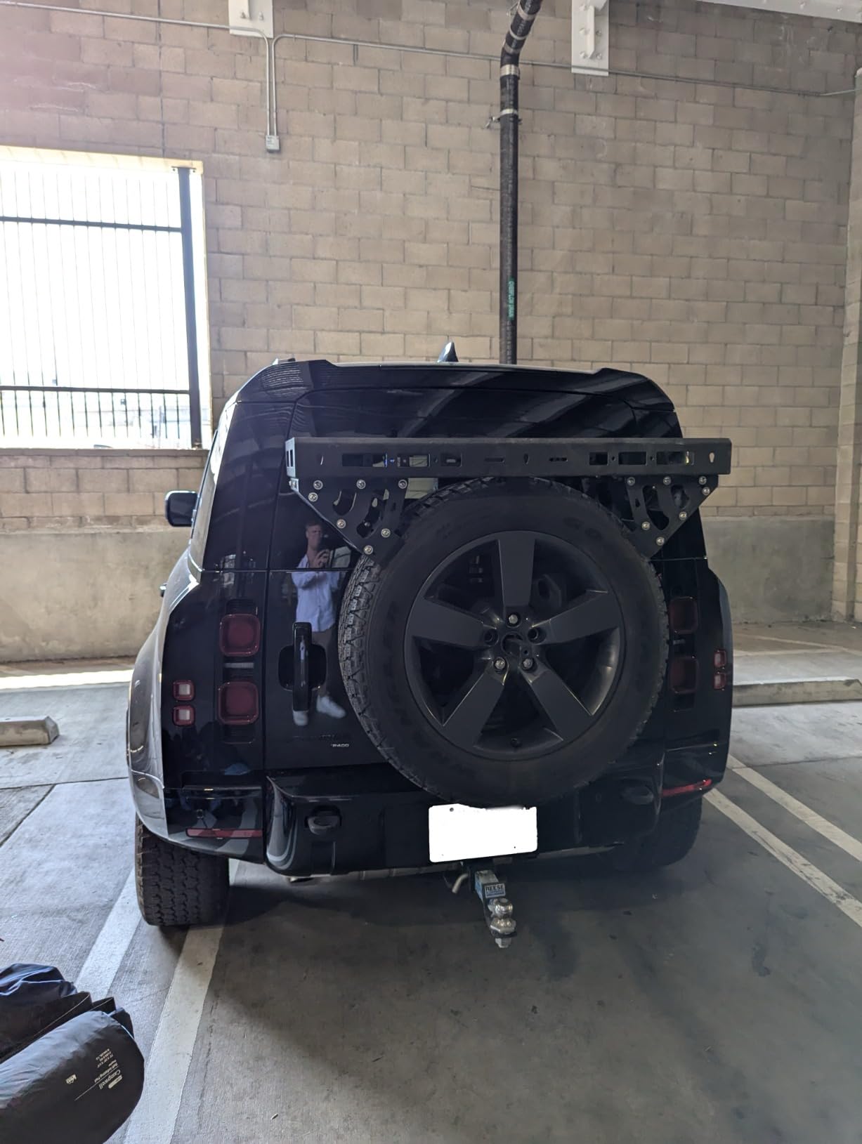 Aluminum Spare Tire Mount Cargo Basket Storage for 32
