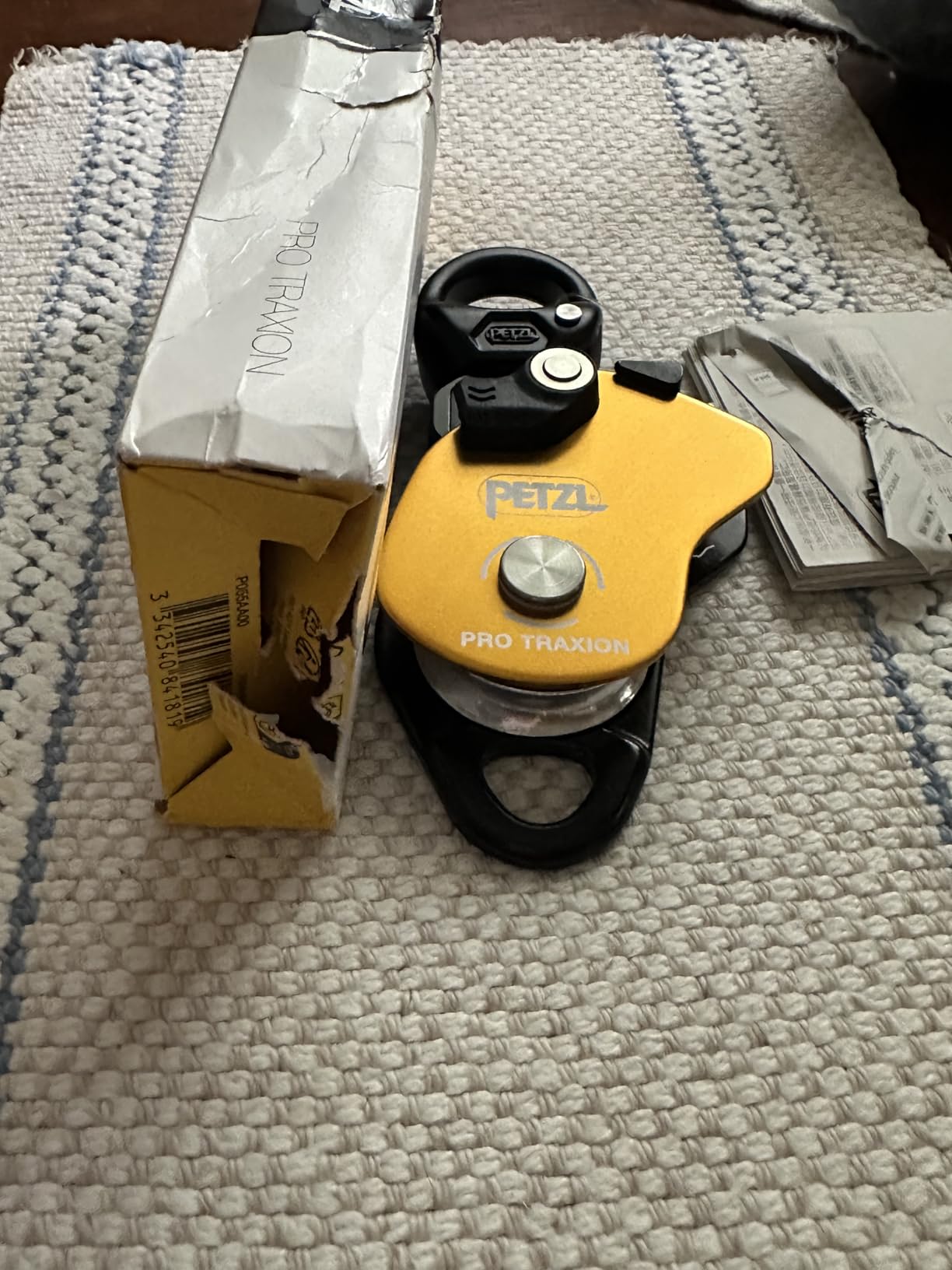 Petzl, PRO Traxion, Progress Capture Pulley with Swivel, Yellow customer photo 2