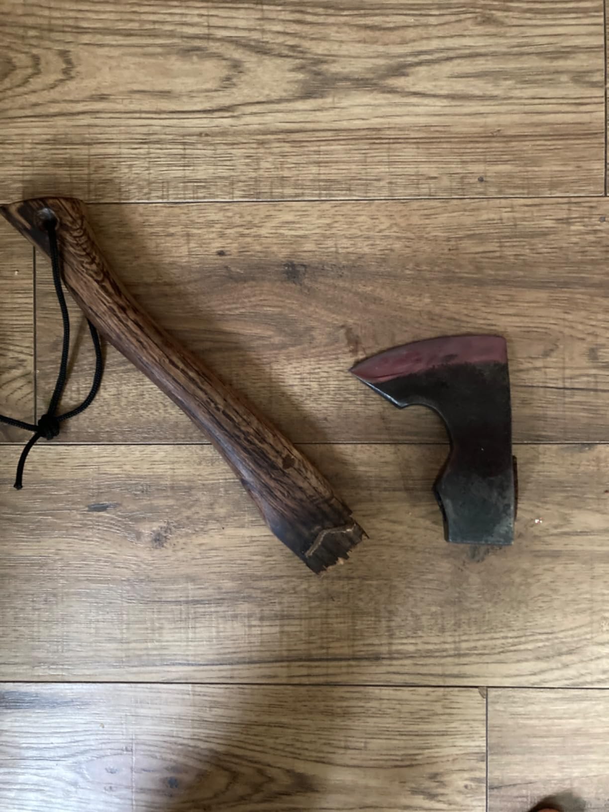 13.5 Inch Hatchet, Camping Axes and Hatchets 1065 Carbon Steel and Beech Handle, with Leather Sheath customer photo 1