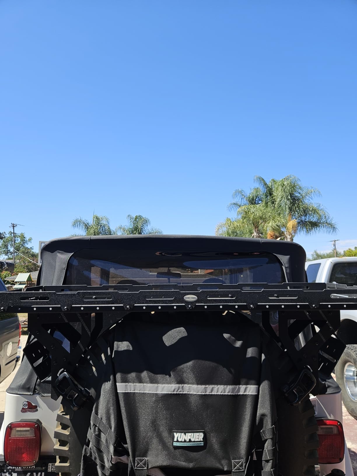 Hooke Road Spare Tire Cargo Basket Storage Rack for 30