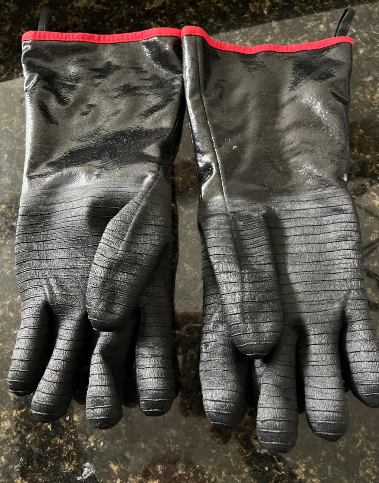 BBQ Grilling Gloves, 1472°F Thicken Thermal Gloves w/S-Hook customer photo 1