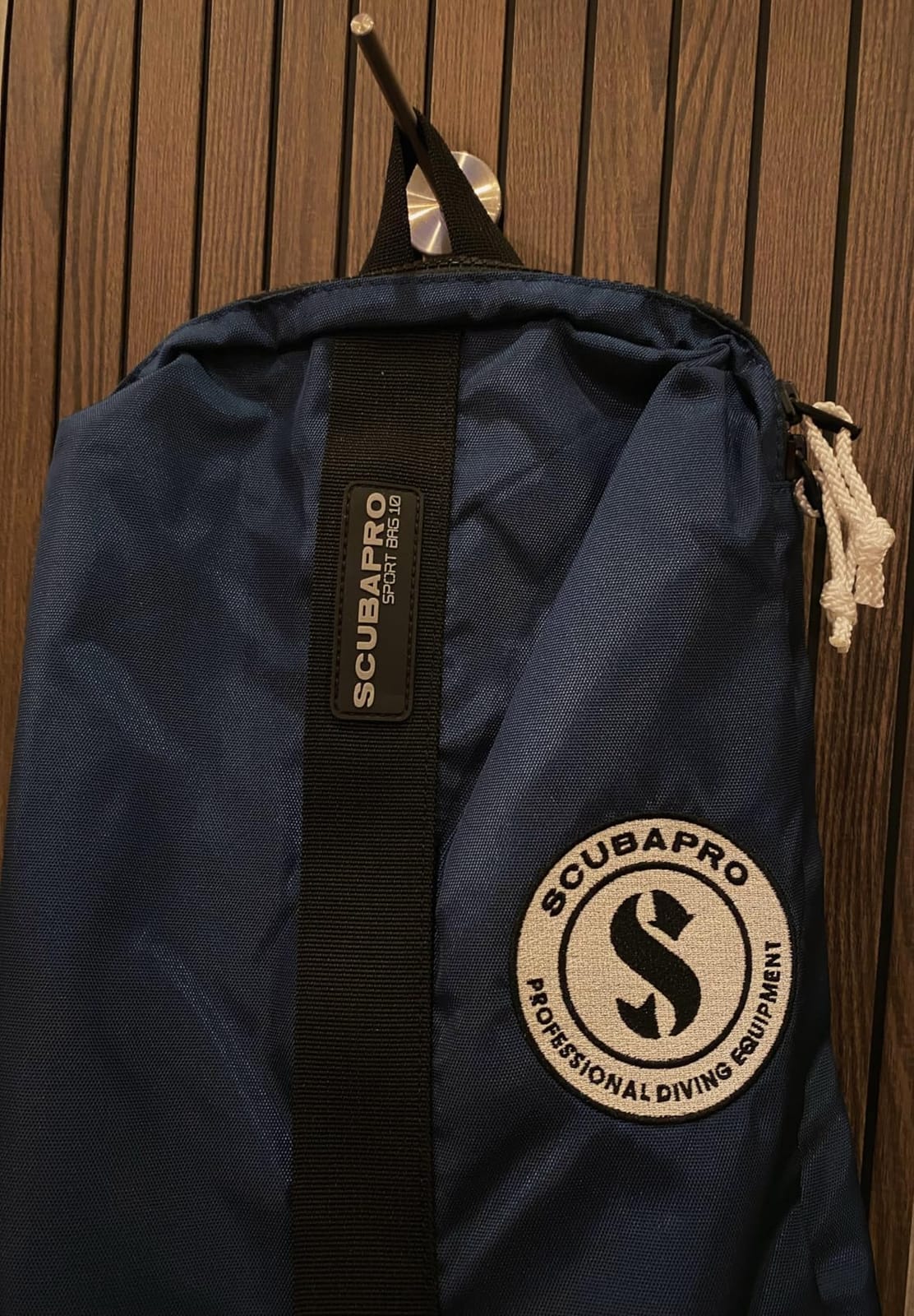 SCUBAPRO Sport 10 Dive Bag with Backpack Straps and Top Handle for Scuba Diving Gear, Denim Blue Color Fabric customer photo 1
