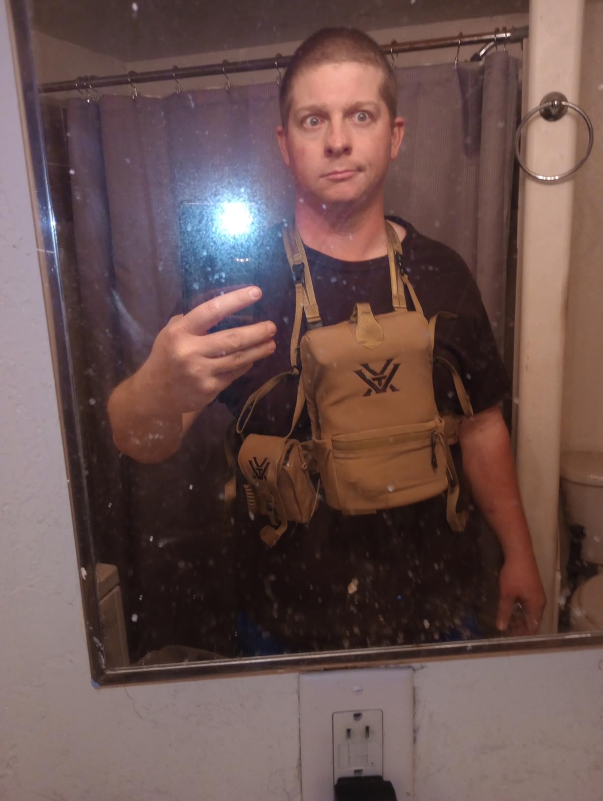 Vortex Glasspak Pro Binocular Harness - Large | Fits Most 50 & 56mm Binos, Easy Adjust Harness, DWR Treated, Modular Attachment Points - Unlimited, Unconditional Warranty customer photo 2