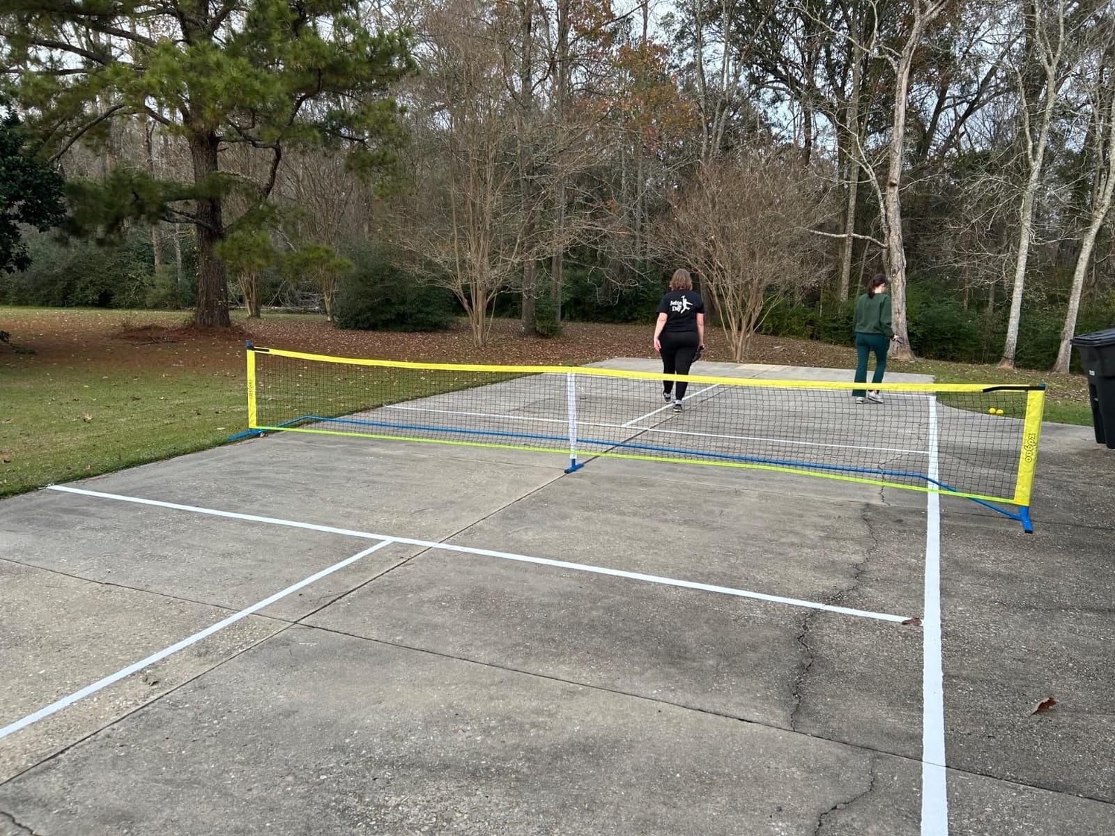 Zdgao Portable Pickleball Net with Pickleballs and Carry Bag for Driveway | 22FT Regulation Size Pickle Ball Net, Weather Resistance Strong Steel Frame, Easy Setup for Indoor Gym, Outdoor Court customer photo 1