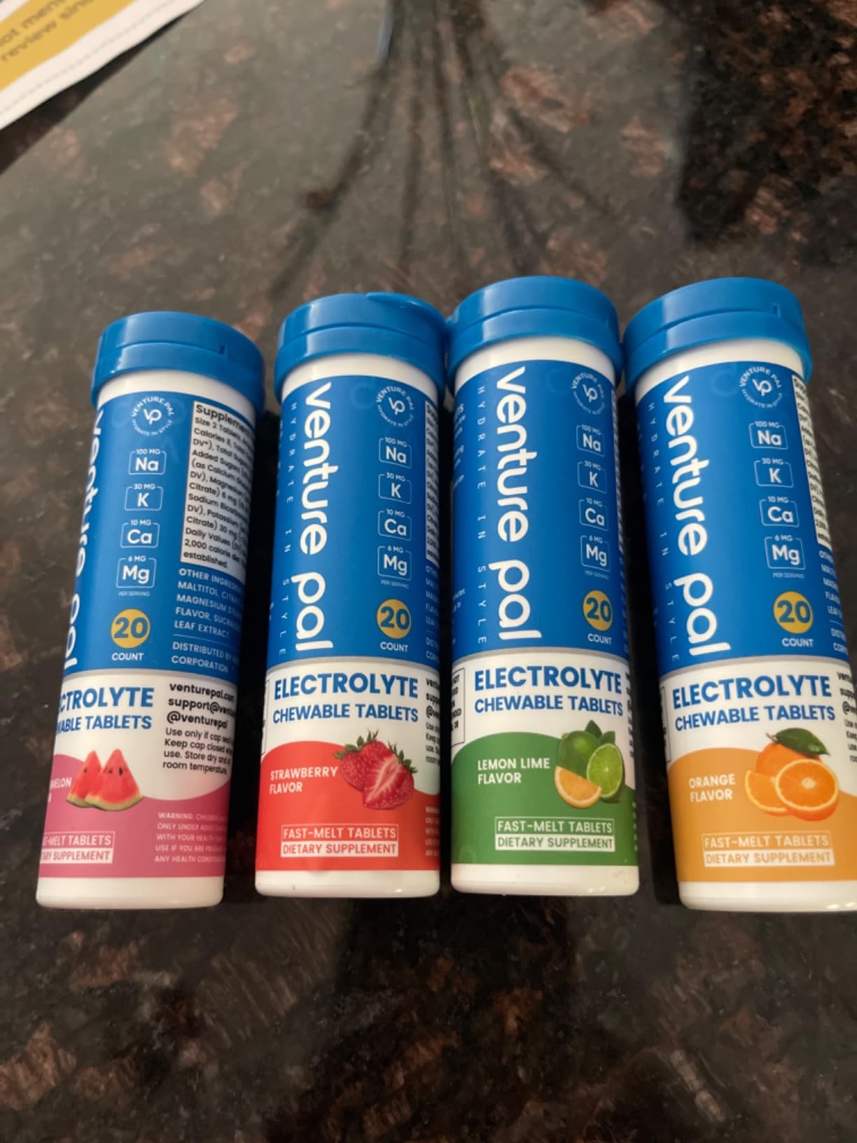 Venture Pal Chewable Electrolyte Tablets, 80 Count, Fast-Dissolve, Variety customer photo 1